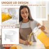 2 Pack Clear Plastic Pitcher with Lid, 1.1l Small Plastic Water Pitcher, Bpa-Free Water Pitcher, Fridge Pitcher, Water Jar Plastic, Tea Pitcher for Iced Tea, Lemonade, Juice, Coffee, Milk(Diamond Pot) view 3
