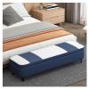 Foot Stool For Bed Storage Ottoman Bench, Storage Bench with metals Legs, Storage Bench for Bedroom End of Bed Bench Foot of Bed Bench Entryway Bench Bed Step Stools For High Beds(D,150*40*40cm) view 4