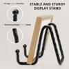 YCLYC Picture Stands for Display-3 Pack 3 Inch Black Metal & 62.8in Cable Cover Wall White view 4