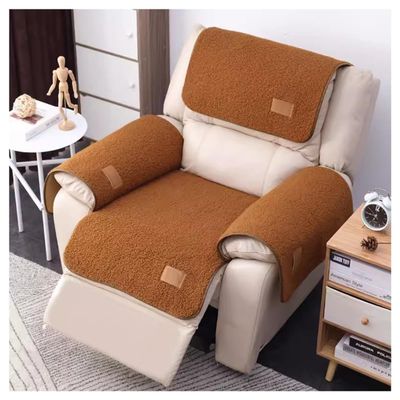 ZYANLING Recliner Chair Covers Lazy Boy Quilted 4-Pieces Recliner Sofa Slipcover Recliner Couch Covers for 1 seat,Washable Furniture Protector with Elastic Straps for Kids Dogs Pets