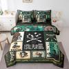 7 Piece Duck Hunting Bed in a Bag Queen - Rustic Farmhouse Theme Bedding Set with Comforter and Cushion Covers view 3