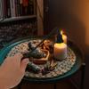 Amosfun Candle Snuffer Candle Extinguisher with Long Handle Bell Candlesnuffers Wick Snuffer Candle Accessory for Putting Out Candle Flame Safely Black view 3