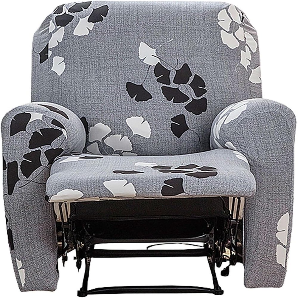 ZYANLING Arm Chair Cover Protector with Side Pockets 4/6/8-Pieces Stretch Sofa Covers for 1/2/3 Seat Reclining Couch Slipcoves Furniture Protector with Elastic Bottom Fitted Soft Washable