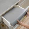 Shinlendid Shelf and Drawer Liner for Kitchen Cabinets Non-Adhesive, Strong Grip Non-Slip Thickened Cabinet Liners for Shelves, Waterproof Mats for Dresser Cupboard, Pure Gray, 12 in x 10 Feet view 1