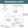 ZYANLING Recliner Chair Covers Lazy Boy Non Slip Recliner Covers Chair Protector Slipcover 1 Seat Stretch Printed Furniture Protector with Side Pocket Anti-Slip Fitted Recliner Cover view 2