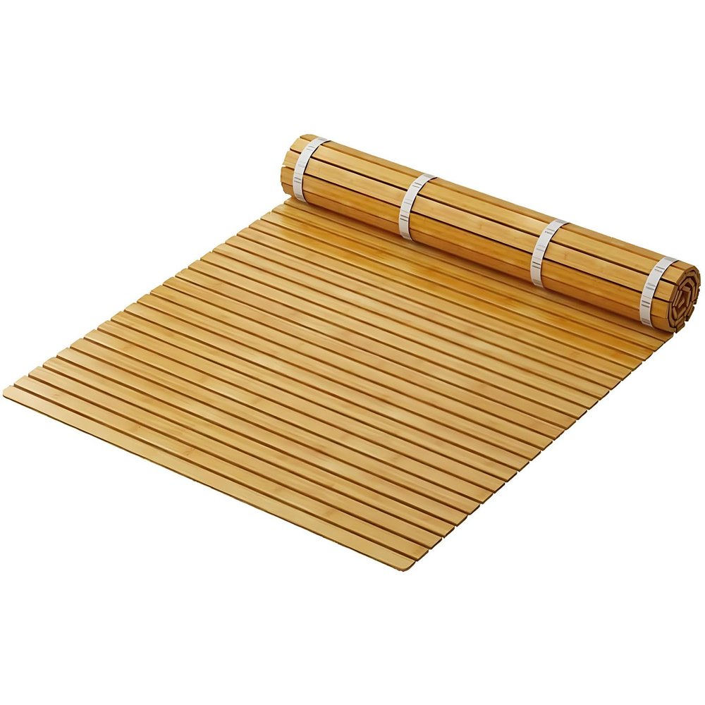 Enchantia 0.6x1.2m, Bed Boards for Under Mattress, Fold Rollable Waist Protector Mute Hard Bed Board, Mattress Support Harden Spine Guard Bamboo Ranked Skeleton for People of All Ages