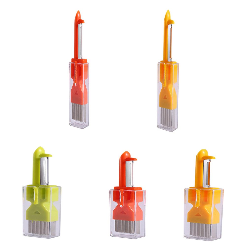 AJIEDSBHI 2024 New Upgrade Stainless Steel Chopped Green Onion Knife, Multifunctional Sharp Scallion Shredding Cutter, 2-in-1 Onion Slicer and Shred Knife for Efficient (Yellow and red)