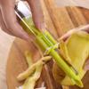 AJIEDSBHI 2024 New Upgrade Stainless Steel Chopped Green Onion Knife, Multifunctional Sharp Scallion Shredding Cutter, 2-in-1 Onion Slicer and Shred Knife for Efficient (Yellow and red) view 4