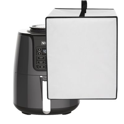 CouldyCasi Air Fryer Cover Heavy Duty Heat-Resistant, Waterproof Nylon Fabric Dust Protective Case for Ninja AF101 Air Fryer 4 Quart/Instant Vortex Plus 6QT XL Air Fryer (Grey)