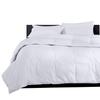 Kanak Bedding 100% Cotton, 600 Thead Count, 3pc 300GSM Comforter Set with Pillowcases Size Wine Olympic Queen view 2