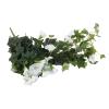HELLORSO 26in UV Simulation Artificial Flower, UV Simulation Artificial Petunia Flowers, Fade Resistant Outdoor Flowers,A Bunches of Artificial Morning Glories (White) view 4