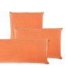 %100 Cotton Orange Pillowcases Set of 2 Standart Size, Breathable Muslin Pillow Covers, Skin-Friendly and Ultra-Soft Pillowcase (Orange, 20x26 inches Standart) view 1
