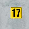 12x12" Parking Lot Number 17 Sign - High-Intensity Grade Aluminum, Weatherproof, Fade-Resistant, Curbside Number, Yellow/Black, Ideal for Outdoor and Indoor Use view 4