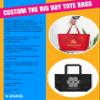 USMG The Big Boy Tote Bag - Sturdy Non-Woven Polypropylene with Custom One-Color Imprint for Promotions view 2