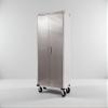 Durable Stainless Steel Storage Full Door Cabinet with Secure Locking Mechanism and Adjustable Shelves for Organized Storage. 36"" W x 18"" D x 72"" H in Granite Gray (1 Pack) view 1
