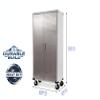 Durable Stainless Steel Storage Full Door Cabinet with Secure Locking Mechanism and Adjustable Shelves for Organized Storage. 36"" W x 18"" D x 72"" H in Granite Gray (1 Pack) view 2