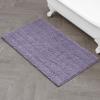 Laura Ashley  Astor Chenille Bath Mat | 100% Polyester | Premium Bathroom Dcor | Machine Washable | TPR Backing | Measures 27 x 45 | Wisteria view 1