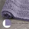 Laura Ashley  Astor Chenille Bath Mat | 100% Polyester | Premium Bathroom Dcor | Machine Washable | TPR Backing | Measures 27 x 45 | Wisteria view 3