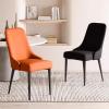 MARIYCH Dining Chairs Faux Leather Dining Room Chairs for Kitchen, Living Room Side Chair with Black Metal Legs, Upholstered Accent Chairs view 4
