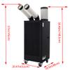 Banfluxion 220V Commercial Industrial Air Conditioner Portable Industrial Spot Cooler 2100W Mobile Air Conditioner 780m/h 15400BTU view 2
