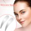 Pndeyo 3pcs Mini Metal Makeup Spatula, Reusable Cosmetic Cream Spatulas Spoon, Skincare Scoop Applicator Facial Massage Beauty Tools for Mixing and Sampling Face Eye Cream- Silver view 4