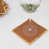 50 Terracotta Disposable 2 Ply Soft Dinner Cocktail Paper Napkins Gold Foil Edge Party Events Reception Catering Home Tableware Supplies view 4