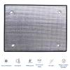 Heat Reflective Window Film,Aluminum Foil Insulation Film,100% Total Blackout Sun Protection Film,9mm Window Privacy Film,Anti UV Window Tint Film,for Home and Office (24"x53") view 3