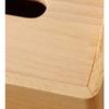 BABETRUE Tissue Holders Wooden Multifunctional Tissue Storage Box Desktop Rack Remote Control Cosmetic Storage Box Tissue Box Tissue Box Cover with Storage view 3