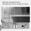 ELUKHT Mirror Cabinets Aluminum Slowly Close The Medicine Cabinet Aluminum Cabinet with Mirror Wall-Mounted Bathroom Medicine Cabinet with Mirror (Black 60 * 70 * 13cm) view 3