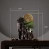 Fake Plant Decoration Simulation Tree Potted Decoration Ornaments Indoor Living Room Office Desktop Personality Bonsai Decoration with Tray Artificial Plants view 2