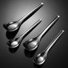 HIDEERPPY Silverware Set, 1/4/6/8/10/12 Pieces 304 Stainless Steel Spoons Thickened Household Spoons Flat-bottomed Spoons Deepened Spoons, Home Flatware Set(1 Piece) view 3