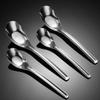 HIDEERPPY Silverware Set, 1/4/6/8/10/12 Pieces 304 Stainless Steel Spoons Thickened Household Spoons Flat-bottomed Spoons Deepened Spoons, Home Flatware Set(1 Piece) view 4