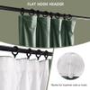 Macochico Velvet Home Movie Theater Curtains Blackout Curtains Luxury Christmas Drapes Soundproof Curtains for Stage Event Auditorium Concert Party Studio Flat Hooks Bottle Green 250W x102L 1 Panel view 2