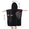 YTDRZ Kids Bath Towel Kids Hooded Beach Towel Kids Pool Towel Heart Shaped Wood Printed Kids Beach Towel for Boys Girls Soft Absorbent Quick Dry Beach Swim Pool Towel view 2