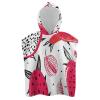 YTDRZ Kids Bath Towel Kids Hooded Beach Towel Kids Pool Towel Dragon Fruit Pattern Printed Kids Beach Towel for Boys Girls Soft Absorbent Quick Dry Beach Swim Pool Towel view 3