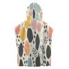 YTDRZ Kids Bath Towel Kids Hooded Beach Towel Kids Pool Towel Dots with Circles Printed Kids Beach Towel for Boys Girls Soft Absorbent Quick Dry Beach Swim Pool Towel view 4