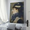 EdouardManet Poster Print Portrait of A Lady Gifts Canvas Painting Poster Wall Art Decorative Picture Prints Modern Decor Framed-unframed 08x12inch(20x30cm) view 3