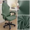 DYINGZL Computer Armchair Covers E-Sports Gaming Chair Cover Soft Elasticity Stylish Nordic Non-Slip Rotating Armchair Slipcovers for Ergonomic Chair(F) view 4