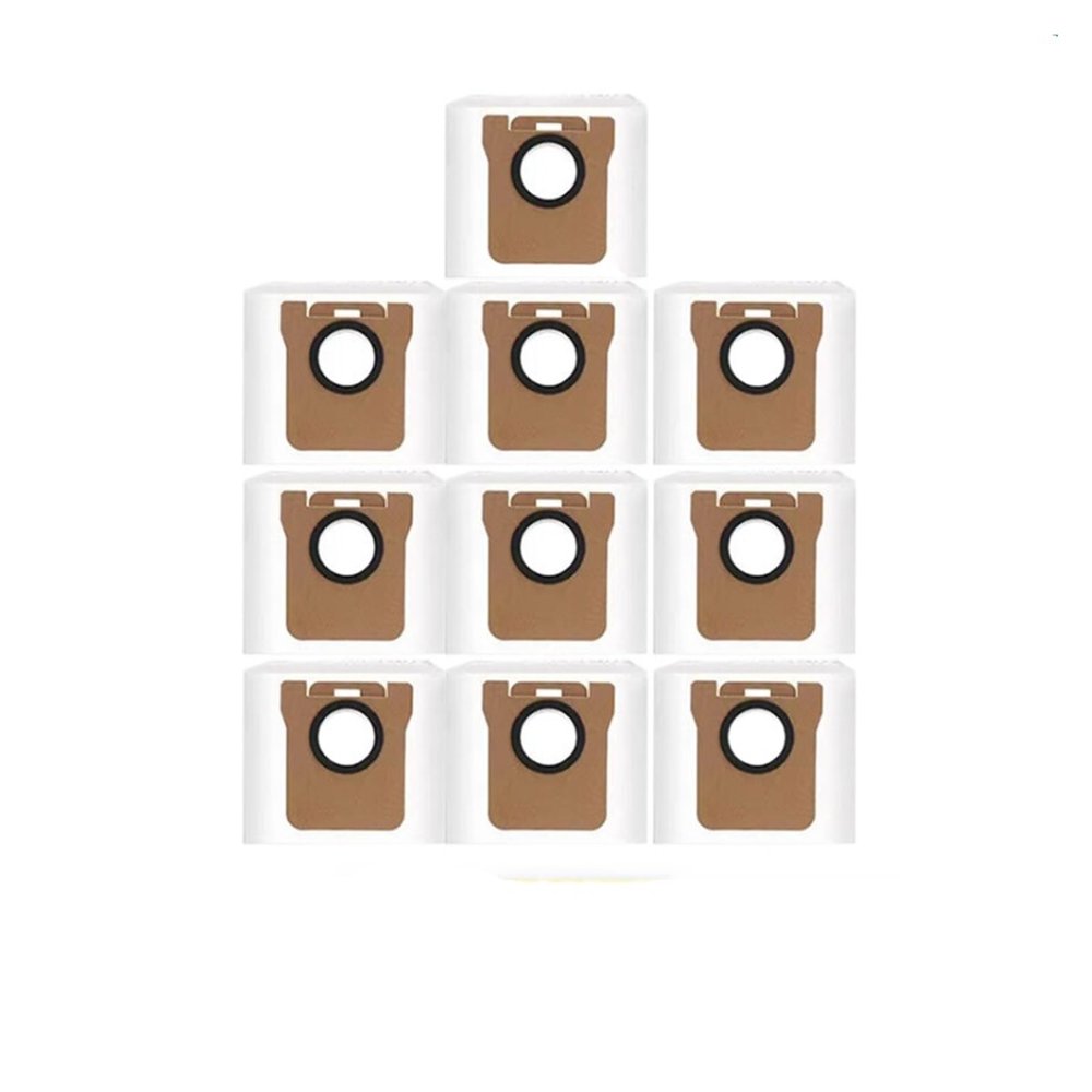 EHYXTEGX Dust Bag Compatible With Dreame L10s Ultra S10 S10 Pro Vacuum Cleaner Parts XIAOMl Mijia Omni 1S B101CN Robot X10+ Garbage Bag Accessories(10PCS)