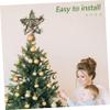 FONDOTIN Christmas Tree Topper Star Treetop Decor Led Lights Sturdy Base for Use Unique Hollow Design for Xmas Party Decorations view 4
