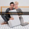 DRAGONRUN Couples Pillow Arm Rest Memory Foam Pressure Sleeping Cushion, Left view 2