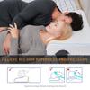 DRAGONRUN Couples Pillow Arm Rest Memory Foam Pressure Sleeping Cushion, Left view 4