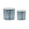 HomeLoft Basics Pot (Set of 2) 4"" D x 4"" H, 5.5"" D x 5.75"" H Dolomite - Pack of 2 view 1