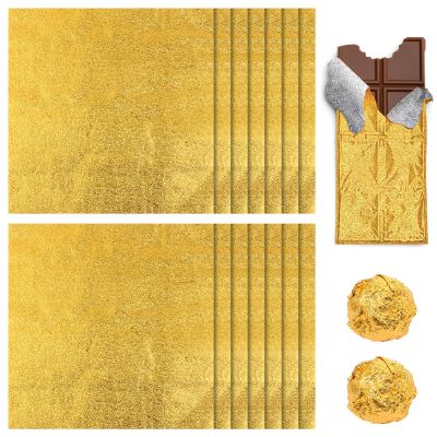 Cabilock 200pcs Foil Food-grade Aluminum Foil for Chocolates Packaging for Party Favors Secure Candy Wrapping for Homemade Treats