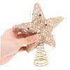 Cabilock Christmas Star Tree Topper Decorative Xmas Tree Star Ornament for Holiday Cheer Sturdy Treetop Decoration view 4