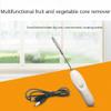 Portable Vegetable Corer Cordless Zucchini Corer, Electric Scraping Scale Machine Scale Scraper With 2 Cutter Heads, Stainless Steel Rechargeable Fruit Digging Corer view 4