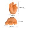 CHILDWEET 2pcs Cartoon Toothbrush Holder Suction Cup Wall-Mounted Toothbrush Organizer Bathroom Holder view 2