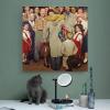41+Norman Rockwell Illustration Art Christmas Homecoming, 1948 Poster Print for Teen Boys Room Wall Art Canvas Painting Print Unframed 28x28inch view 4