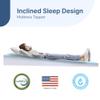 Bed Wedge Mattress Topper Incline 4-inch Twin, Gel Memory Foam view 2