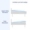 Bed Wedge Mattress Topper Incline 4-inch Twin, Gel Memory Foam view 3